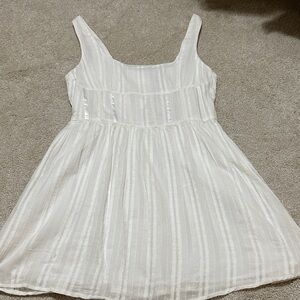 Princess Polly White Striped Kids Dress